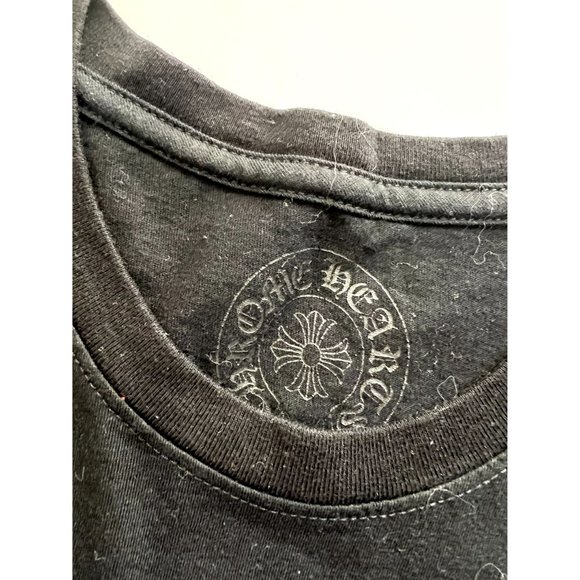 Chrome Hearts Long Sleeve Pocket Tee in Black - Picture 5 of 6